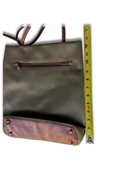 Monsac Leather Strap Shoulder Bag In Brown main image 6